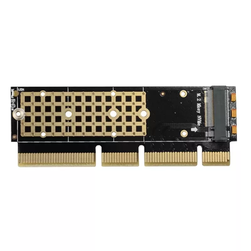 Axagon PCEM2-1U PCIe x16/x8/x4 - M.2 NVMe M-Key slot adaptér 1U