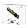 Axagon PCEM2-1U PCIe x16/x8/x4 - M.2 NVMe M-Key slot adaptér 1U