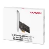 Axagon PCES-SA4M2 PCIe radič 2x interný SATA 6G port + M.2 B-Key rozširujúca karta/adaptér M.2, SATA