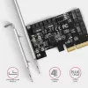 Axagon PCES-SA4X4 PCIe radič - 4x interný SATA 6G port, ASM1164, SP & LP