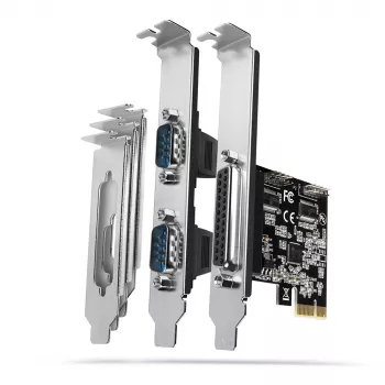 Axagon PCEA-PSN PCIe - 1x paralelný & 2x sériový port 250 kbps adaptér s SP & LP