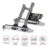 Axagon PCEA-PSN PCIe - 1x paralelný & 2x sériový port 250 kbps adaptér s SP & LP
