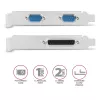 Axagon PCEA-PSN PCIe - 1x paralelný & 2x sériový port 250 kbps adaptér s SP & LP
