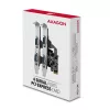 Axagon PCEA-S4N PCIe - 4x sériový port 250 kbps adaptér s SP a LP krytom