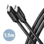 USB kábel Axagon BUCM3-CM15AB 1,5 m USB 3.2 Gen 1 čierny