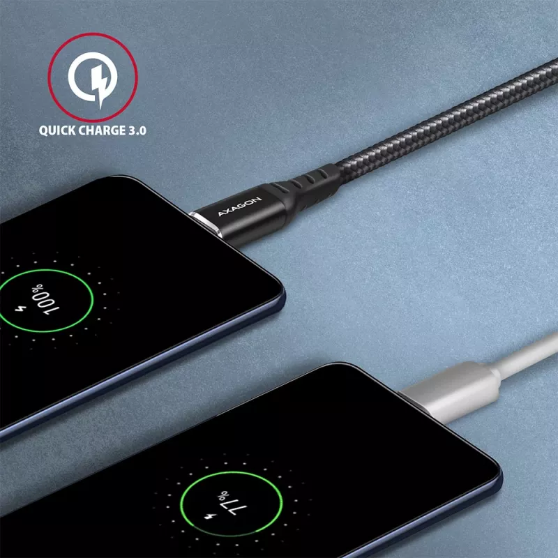 USB kábel Axagon BUCM-AM15AB USB 2.0 1,5 m USB A USB C čierny