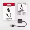 Externý USB audio adaptér AXAGON ADA-12 s 1x 3,5 mm jack pre slúchadlá a mikrofón
