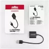 Externý USB audio adaptér AXAGON ADA-12 s 1x 3,5 mm jack pre slúchadlá a mikrofón