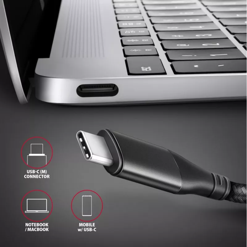 Axagon RVC-HI2M USB-C -> HDMI 2.0a adaptér 4K/60Hz HDR10