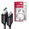 Axagon BUMM3-AM10AB SPEED Micro-B USB <> USB-A 3.2 Gen 1 kábel 1 m
