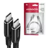 USB kábel Axagon BUCM-CM20AB 2m USB C čierny