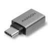 Axagon RUCM-AFA adaptér USB-C (M) -> USB-A (F), USB 3.2 Gen 2, 3A, ALU