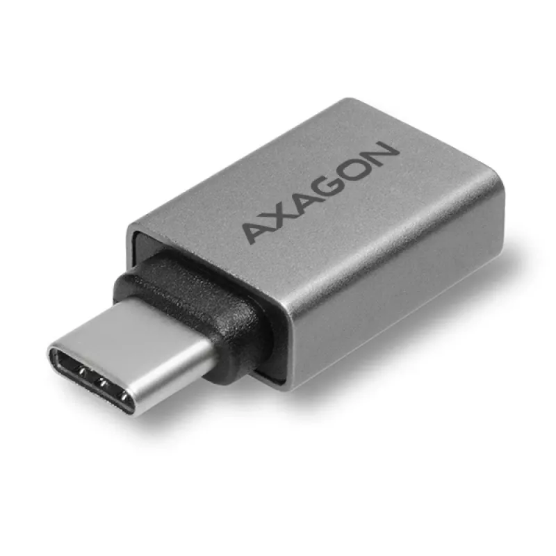 Axagon RUCM-AFA adaptér USB-C (M) -> USB-A (F), USB 3.2 Gen 2, 3A, ALU