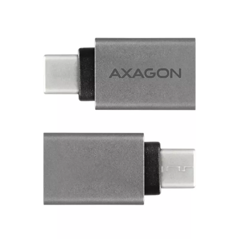 Axagon RUCM-AFA adaptér USB-C (M) -> USB-A (F), USB 3.2 Gen 2, 3A, ALU
