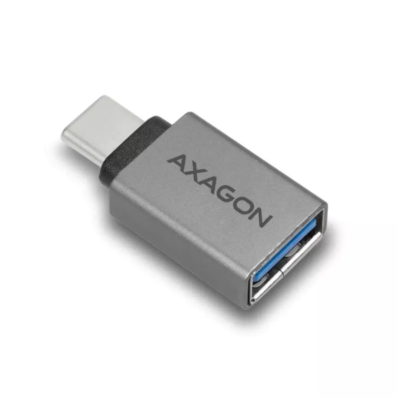 Axagon RUCM-AFA adaptér USB-C (M) -> USB-A (F), USB 3.2 Gen 2, 3A, ALU
