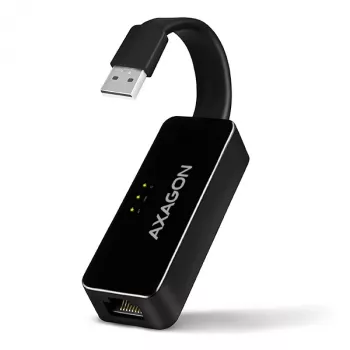AXAGON ADE-XR USB 2.0 Type-A Fast Ethernet 10/100 adaptér, čierny, 0,023 kg