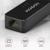 AXAGON ADE-XR adaptér USB 2.0 Type-A na Fast Ethernet 10/100, RJ-45, Realtek RTL8152, čierny, 23 g