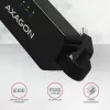 AXAGON ADE-XR adaptér USB 2.0 Type-A na Fast Ethernet 10/100, RJ-45, Realtek RTL8152, čierny, 23 g