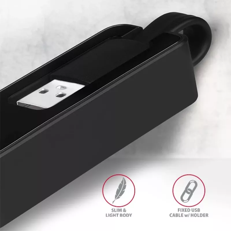 AXAGON ADE-XR adaptér USB 2.0 Type-A na Fast Ethernet 10/100, RJ-45, Realtek RTL8152, čierny, 23 g