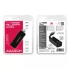 AXAGON ADE-XR adaptér USB 2.0 Type-A na Fast Ethernet 10/100, RJ-45, Realtek RTL8152, čierny, 23 g