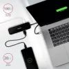Axagon HMC-6H4A USB 3.2 Gen 1 hub, 4x USB-A, HDMI 4K/30Hz, PD 100W, 20 cm USB-C kábel