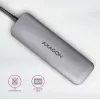 Axagon HMC-HCR3A 3x USB-A+ HDMI+ SD/microSD USB-C 3.2 Gen 1 hub 20 cm Káblový USB 3.2 Gen 1 (3.1 Gen 1) Type-C sivý