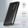 Axagon EEM2-SB2 Externé USB-C 3.2 Gen 2 kovové puzdro pre M.2 NVMe & SATA SSD disky. Bez skrutiek