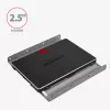 Axagon RHD-125S Držiak pre 1x 2,5 palca HDD/SSD do 3,5 palcovej pozície, kov, sivý