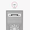 Axagon RHD-125S Držiak pre 1x 2,5 palca HDD/SSD do 3,5 palcovej pozície, kov, sivý