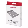 Axagon RHD-125S Držiak pre 1x 2,5 palca HDD/SSD do 3,5 palcovej pozície, kov, sivý