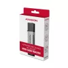 Axagon CRE-DAC USB-C+ USB-A 5 Gbps MINI 2-slot & LUN SD/microSD čítačka kariet USB 3.0 Type-A/Type-C sivá