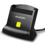 Axagon CRE-SM2 Čítačka smart kariet USB 2.0 čierna 1,3 m kábel