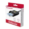 Axagon CRE-SM3N USB-A čítačka smart/ID kariet, USB 2.0, 1,3 m, čierna, 57 g