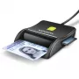 Axagon CRE-SM3SD USB čítačka smart & SD/microSD/SIM kariet Indoor USB 2.0 čierna