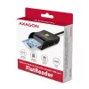 Axagon CRE-SM3SD USB čítačka smart & SD/microSD/SIM kariet Indoor USB 2.0 čierna