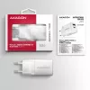 Nabíjačka Axagon ACU-PQ30W QC3.0 30W USB-C biela
