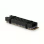 Axagon CLR-M2L10 Pasívny hliníkový chladič pre všetky M.2 SSD, veľkosť 2280, 10 mm vysoký.
