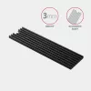 Axagon CLR-M2L3 Pasívny hliníkový chladič pre všetky M.2 SSD, veľkosť 2280, výška 3 mm