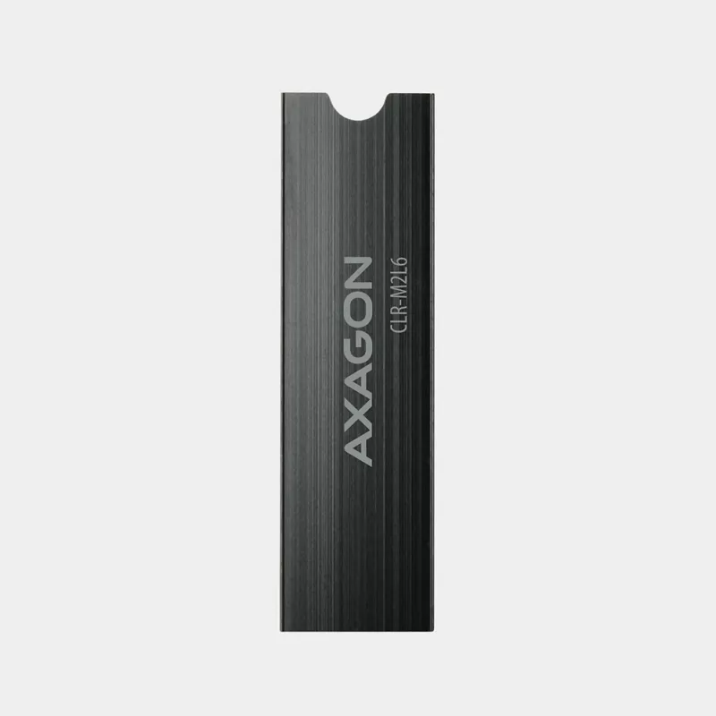 Axagon CLR-M2L6 Pasívny hliníkový chladič pre všetky M.2 SSD, veľkosť 2280, výška 6 mm