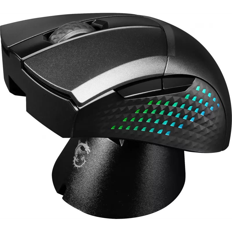 MSI CLUTCH GM51 LIGHTWEIGHT WIRELESS Myš Gaming pravá ruka RF + Bluetooth + USB Type-C optická 26000 DPI