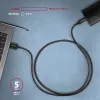 USB kábel Axagon BUCM3-AM10AB USB 3.2 Gen 1 1 m USB C USB A čierny