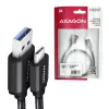 USB kábel Axagon BUCM3-AM10AB USB 3.2 Gen 1 1 m USB C USB A čierny