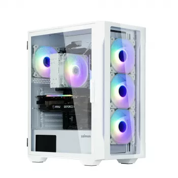Zalman I3 NEO TG WHITE Počítačová skriňa Midi Tower