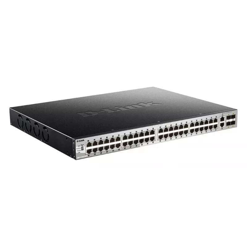 D-Link DGS-3130-54PS/E sieťový switch Managed L3 Gigabit Ethernet (10/100/1000) Power over Ethernet (PoE) sivý