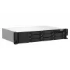 QNAP TS-864EU-RP-8G NAS/Storage server Rack (2U) Intel® Celeron® N5095 8 GB DDR4 0 TB QNAP Turbo System čierny