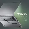 Dokovacia stanica Axagon HMC-4KX3 USB-C 5Gbps hub, 3x USB-A, 2x HDMI, DP, RJ-45, SD/microSD, audio, PD 100W, kábel 40cm