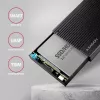 Puzdro na HDD/SSD Axagon EE25-GTR USB-C 3.2 Gen 2 čierne 2,5 palca
