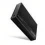 Axagon EE35-GTR USB-C 5Gbps - SATA 6G, 3.5 RIBBED box BLACK - USB Type-C puzdro na HDD 3,5 palca