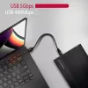 Axagon EE35-GTR USB-C 5Gbps - SATA 6G, 3.5 RIBBED box BLACK - USB Type-C puzdro na HDD 3,5 palca