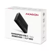 Axagon EE35-GTR USB-C 5Gbps - SATA 6G, 3.5 RIBBED box BLACK - USB Type-C puzdro na HDD 3,5 palca
